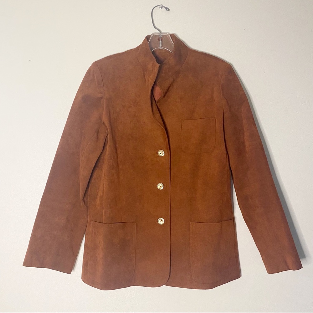 VTG Roth-Le Cover Ultra Suede Jacket (Size - 12)